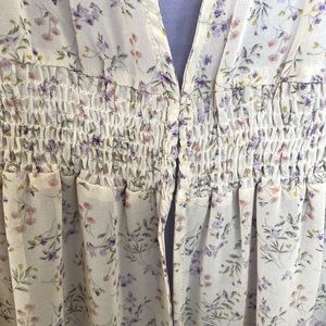 Paper crane kimono midi dress TOP LAYER